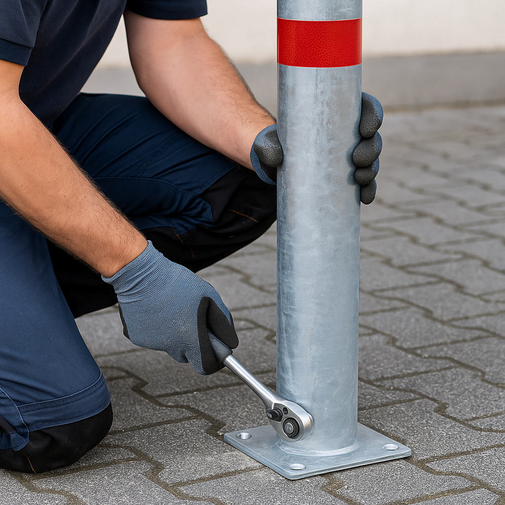 Absperrpfosten montieren – so geht’s richtig
