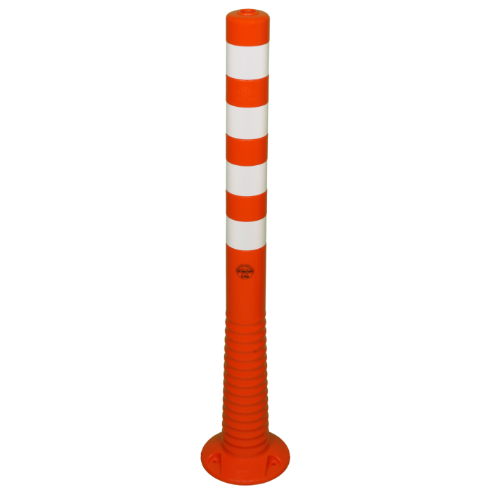 Flexipfosten orange/weiß, Ø 80 
