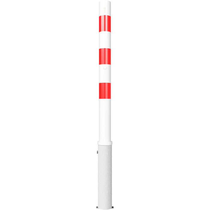 Absperrpfosten Stahlrohr Ø 76 x 2,6 mm herausnehmbar mit Profilzylinderschloss 