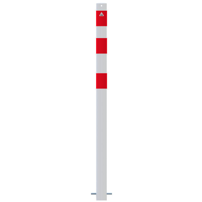Absperrpfosten Stahlrohr Ø 76 x 2,6 mm ortsfest zum Einbetonieren 