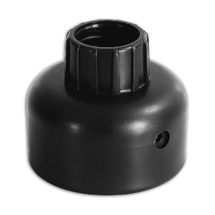 Adapter mit M36 Gewinde für Ø 80mm Flexipfosten, schwarz 