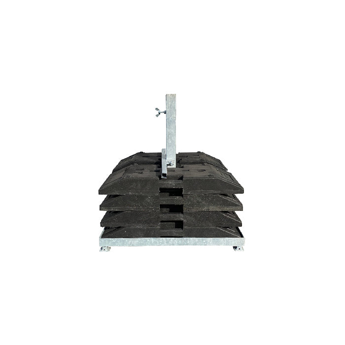 Schilderständer nach TL – Für Schaftrohre 40x40 & 60x60 mm, kranbar, stabil 