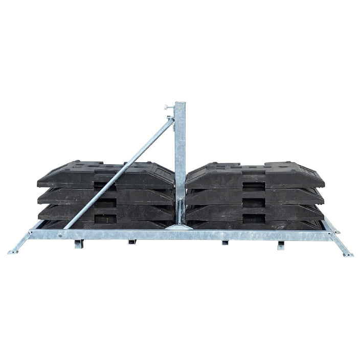 Schilderständer nach TL – Für Schaftrohre 40x40 & 60x60 mm, stabil & kranbar 
