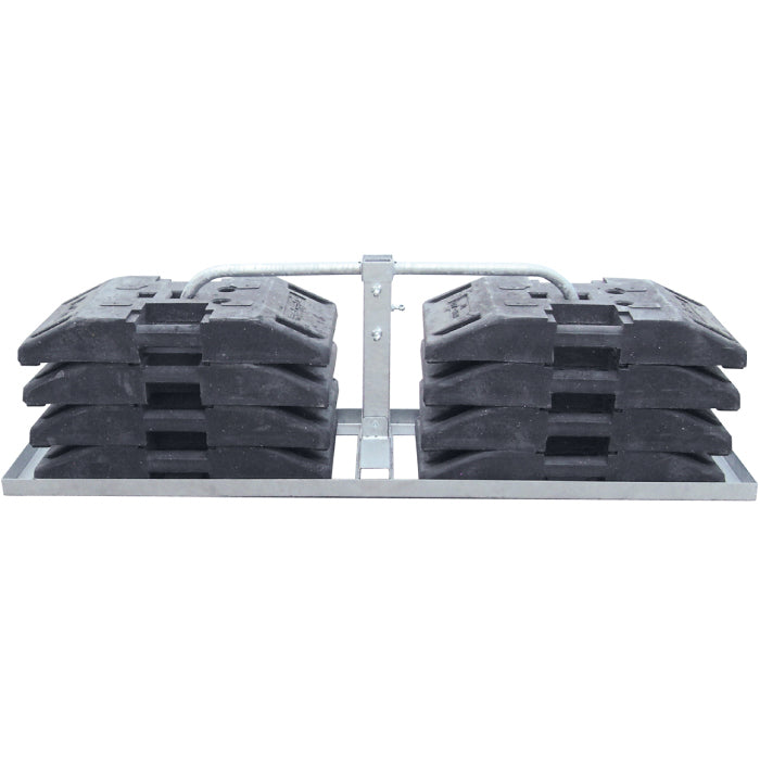 Schilderständer nach TL – Für Schaftrohre 40x40 & 60x60 mm, stapelbar & kranbar 