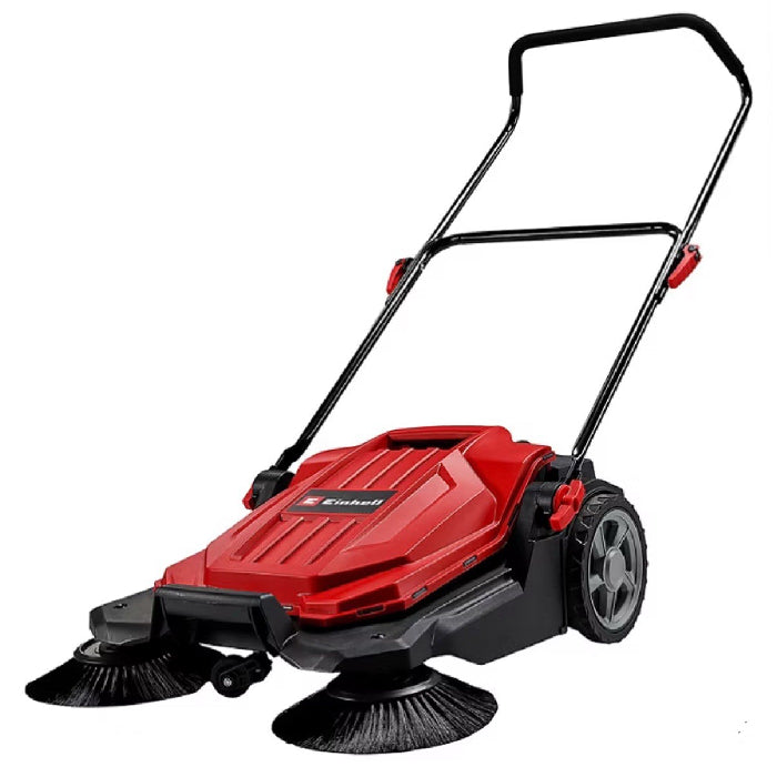 Einhell Kehrmaschine BT-KM 65 – Handkehrmaschine mit 650 mm Arbeitsbreite & 20L Schmutzbehälter