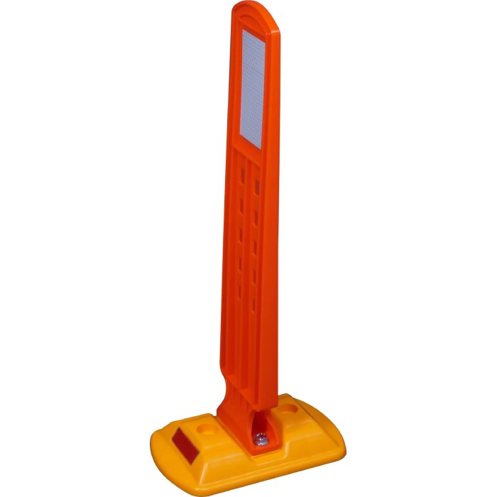 Mini Leitschwelle Gelb, mit flexi Sichtzeichen, 260mm x 160mm x 600mm