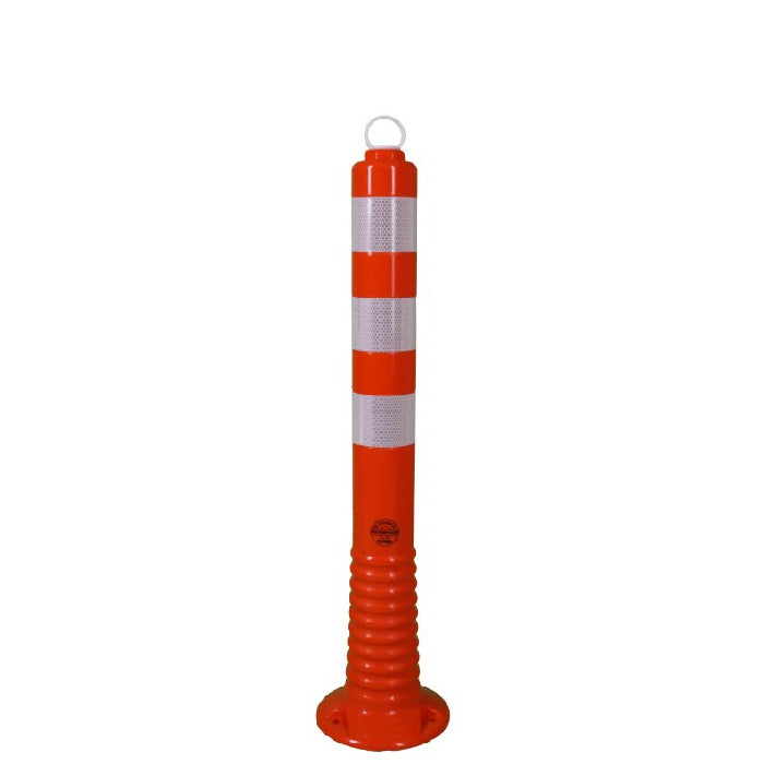 Inselpfosten aus TPU – 700 mm, orange, reflektierend, flexibel & robust 