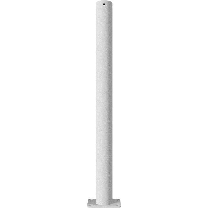 Absperrpfosten Stahlrohr Ø 76 x 2,6 mm ortsfest für Dübelbefestigung 