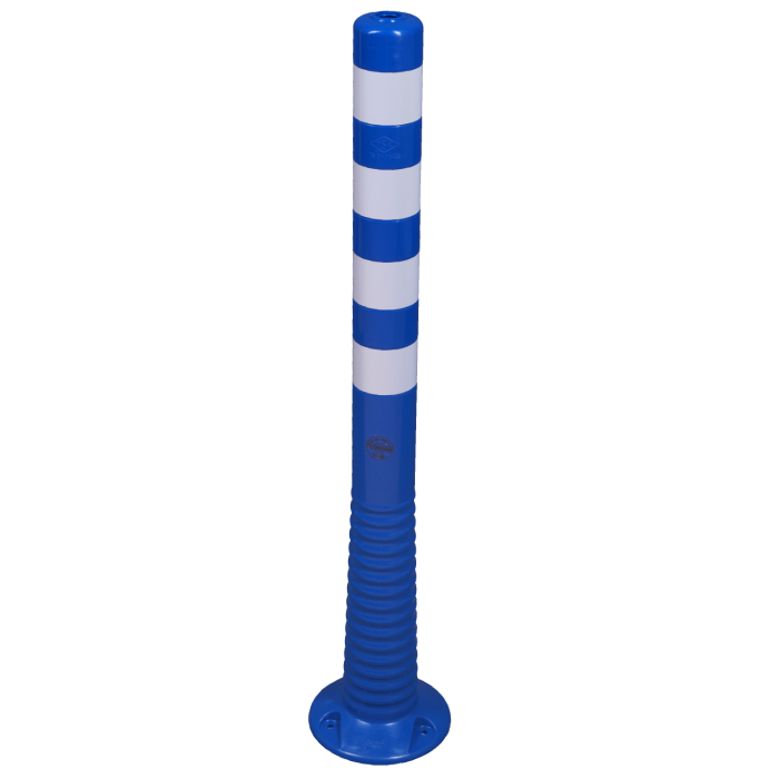 Flexipfosten blau/weiß, Ø 80mm 