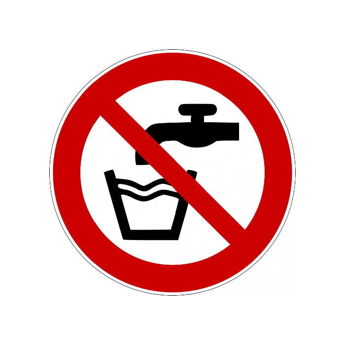 Verbotszeichen "Kein Trinkwasser" - P005,nach ASR A1.3:2013, DIN EN ISO 7010 