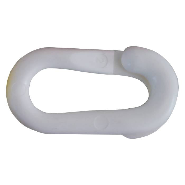 Notglied für Ø 7mm Absperrketten, weiß 