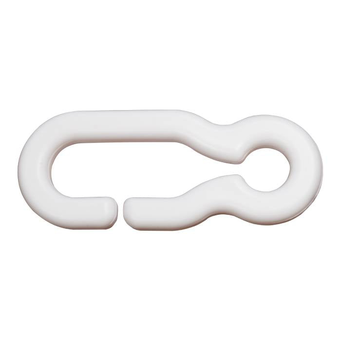 Universalhaken für Ø 7mm Kunstoffketten, weiß 