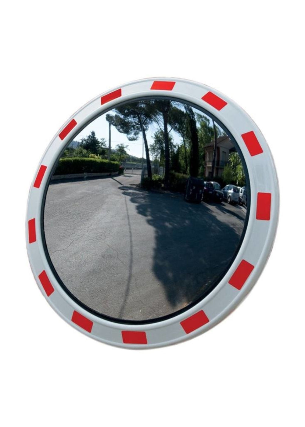 Verkehrsspiegel Rot/Weiß 1000mm Ø 