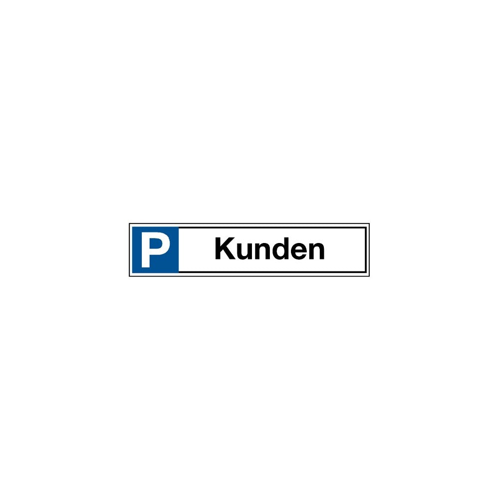 Stellplatzkennzeichnung "Kunden"
